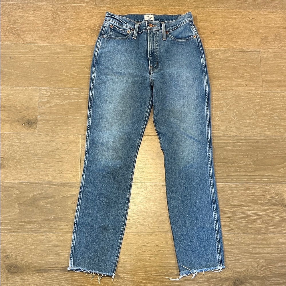 J. Crew 10" vintage straight jean in Wesly wash | 27
